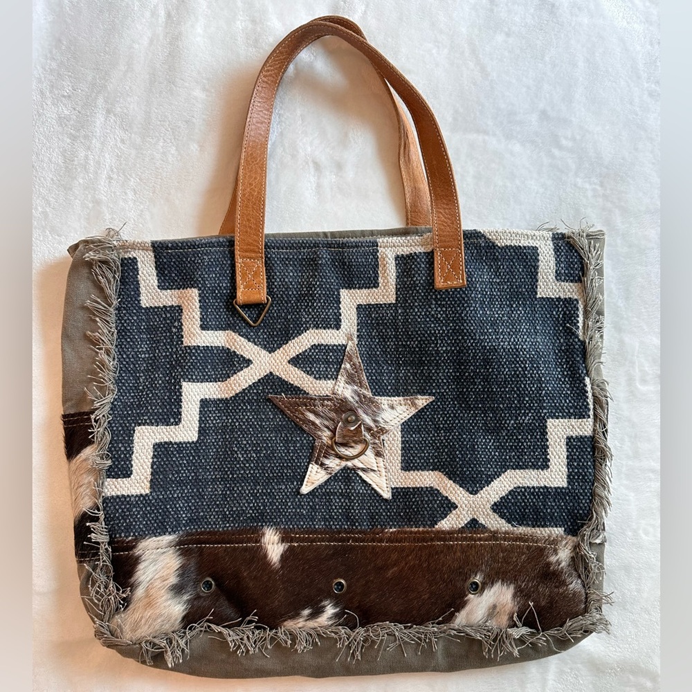 NWOT HopoFly Tote Bag Leather